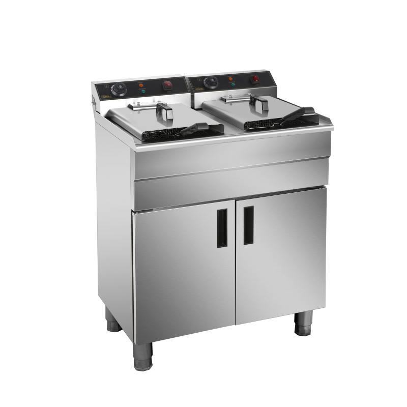 Professionele elektrische friteuse dubbel 16L + 16L - EF162C