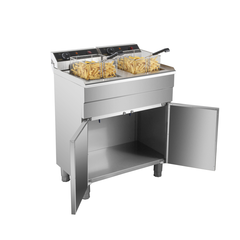 Professionele elektrische friteuse dubbel 16L + 16L - EF162C