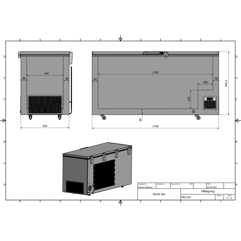 Laboratoriumdiepvriezer -60&deg;C - PRO 60 - Elcold