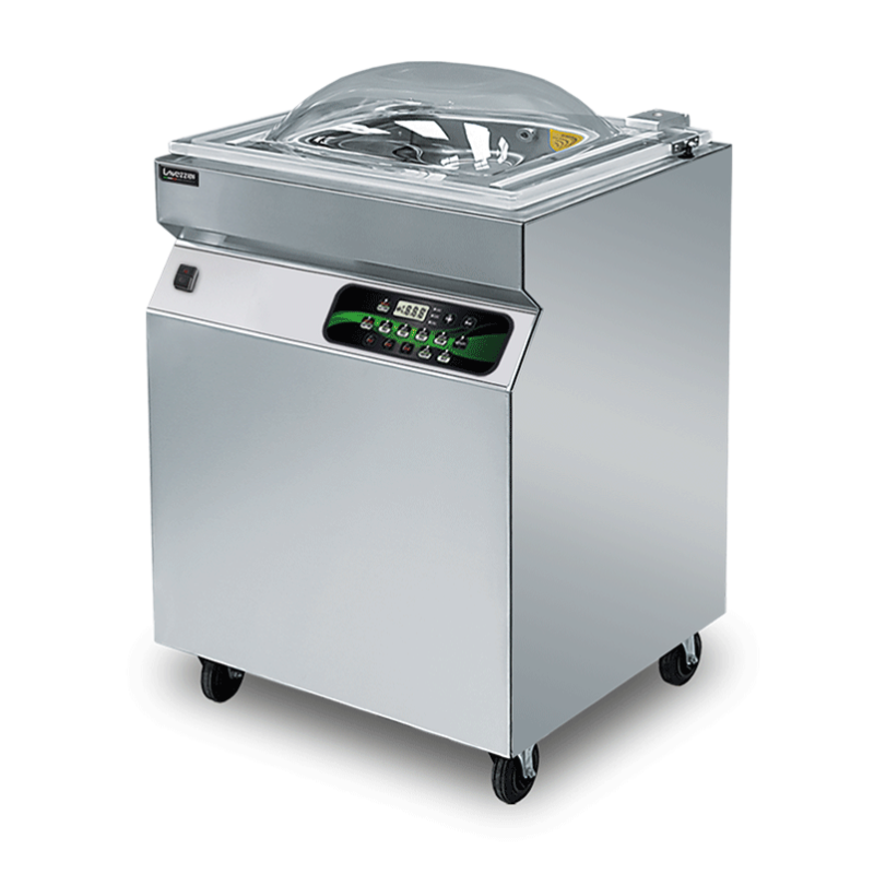 Machine sous vide &agrave; cloche sur roulettes - Lavezzini - 450/S