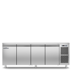 Table r&eacute;frig&eacute;r&eacute;e ventil&eacute;e 4 portes GN1/1 - 51341 - Tefcold