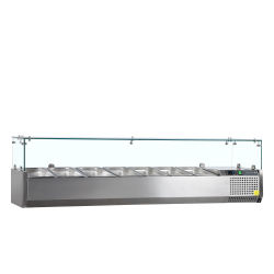 Vitrine r&eacute;frig&eacute;r&eacute;e GN1/4 - 16503 - Tefcold