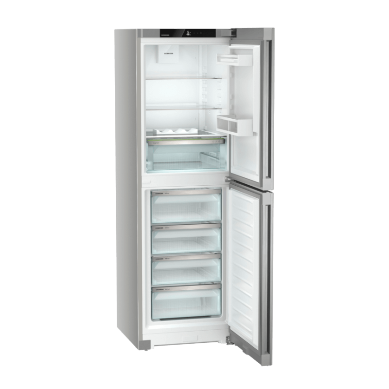 Combin&eacute; R&eacute;frig&eacute;rateur-Cong&eacute;lateur NoFrost EasyFresh Pure SteelFinish - Liebherr