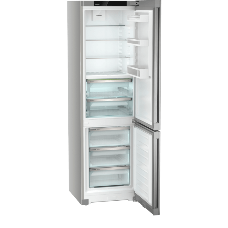 Combin&eacute; R&eacute;frig&eacute;rateur-Cong&eacute;lateur BioFresh NoFrost SteelFinish - Liebherr