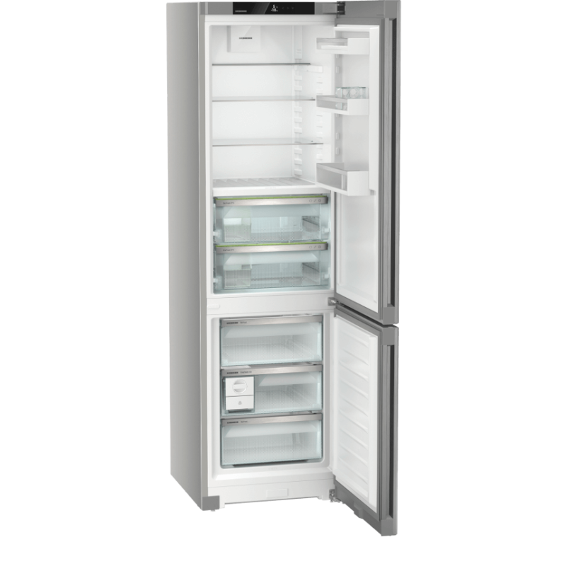 Combin&eacute; R&eacute;frig&eacute;rateur-Cong&eacute;lateur NoFrost BioFresh SteelFinish - Liebherr