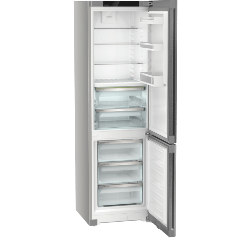 Combin&eacute; R&eacute;frig&eacute;rateur-Cong&eacute;lateur NoFrost BioFresh Plus, Inox, Classe C - Liebherr