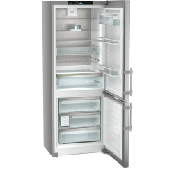 Combin&eacute; R&eacute;frig&eacute;rateur-Cong&eacute;lateur NoFrost XXL Acier Inoxydable - Liebherr