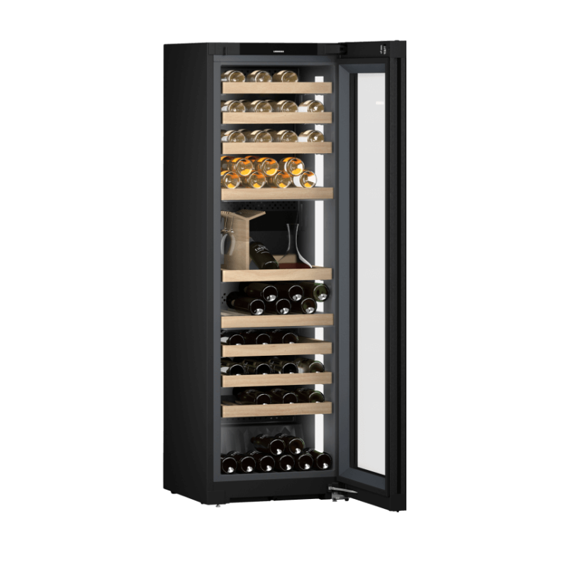 Cave &agrave; Vin Vinidor Selection BlackSteel 85 Bouteilles - Liebherr