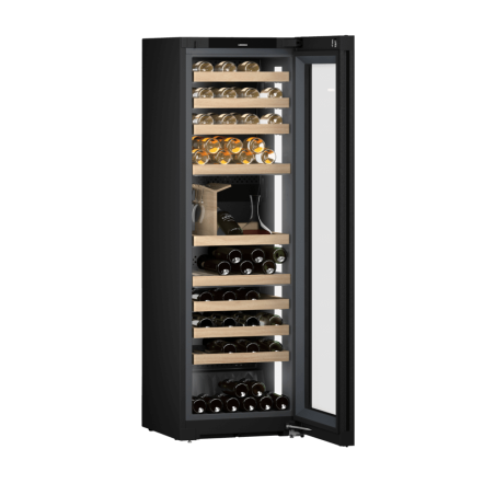 Cave &agrave; Vin Vinidor Selection BlackSteel 85 Bouteilles - Liebherr