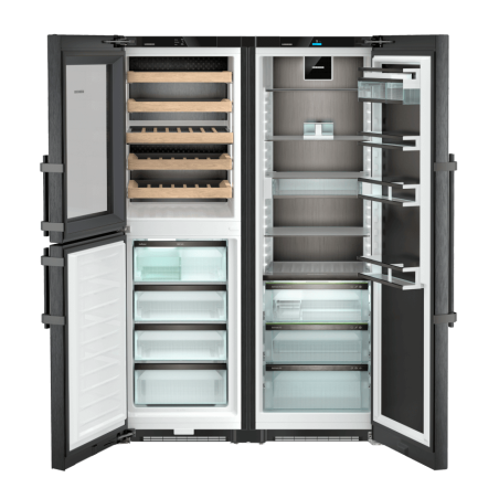 R&eacute;frig&eacute;rateur Am&eacute;ricain BioFresh Professional NoFrost BlackSteel XRCbs 5295 - Liebherr