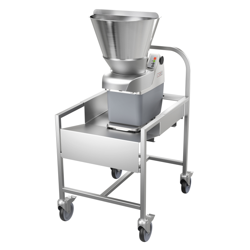 COUPE-LEGUMES TR210, 2 VITESSES, TREMIE AUTOMATIQUE, TABLE INOX