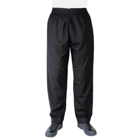 Pantalon de cuisinier unisexe Whites Vegas noir M