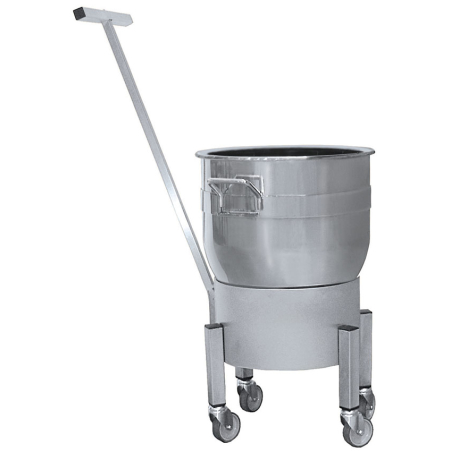 CHARIOT CUVE POUR BATTEUR 40/60/80L