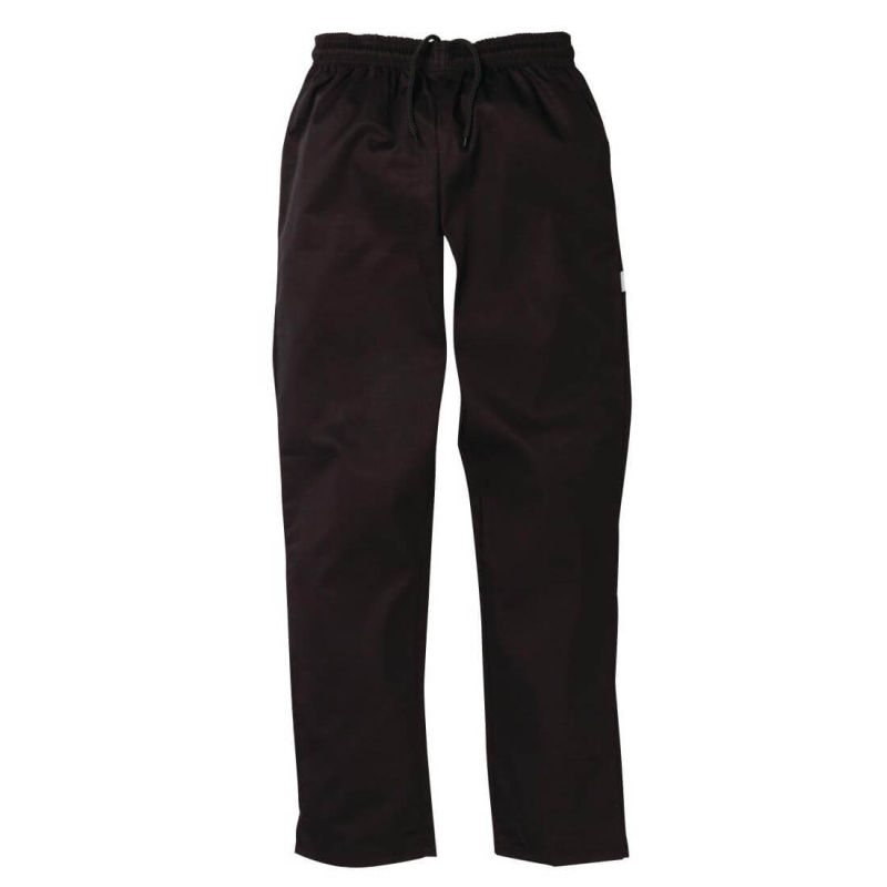 Pantalon de cuisinier unisexe Whites Vegas noir M