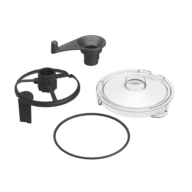 Couvercle transparent pour cuve 3,6 l. avec joint et racleur