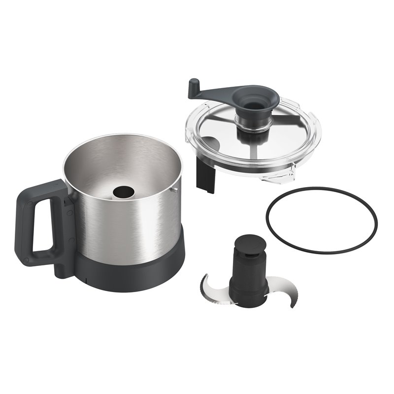 Cuve inox 3,6 l. avec rotor microdent&eacute;, couvercle avec joint et racleur
