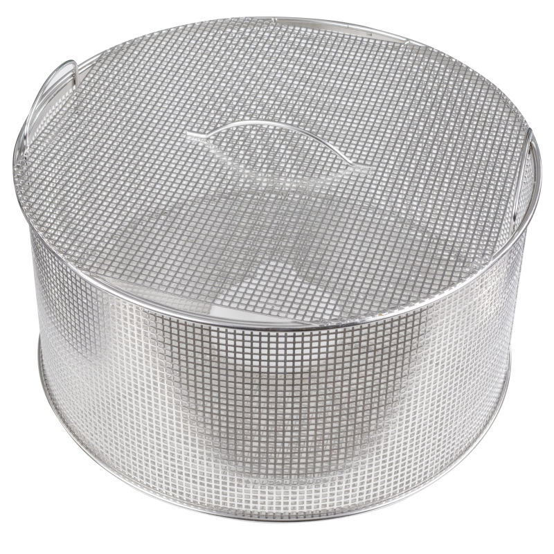 PANIER AVEC COUVERCLE, TROUS (5 x 5 MM) POUR LVA100