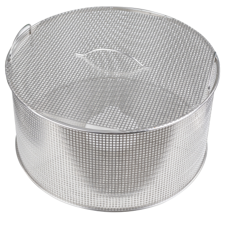 PANIER AVEC COUVERCLE, TROUS (5 x 5 MM) POUR LVA100