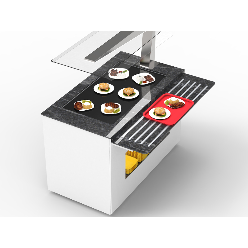 Support &agrave; plateaux buffet 400mm BU-A-PL - SAYL