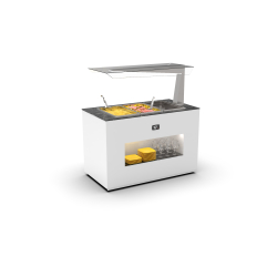 Module Buffet Chauffant Bain-Marie Anti-Crachats BUB150A - SAYL