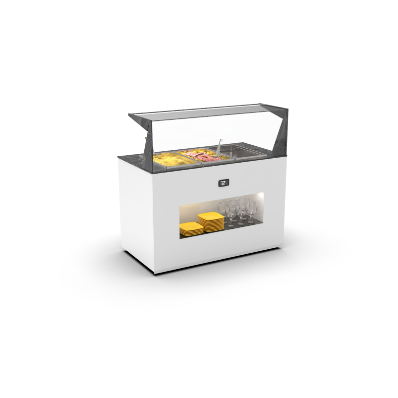 Module Buffet Chauff&eacute; Bain-Marie Professionnel BUB150E - SAYL