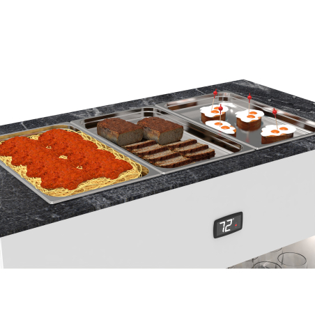 Module Buffet Chauffant Bain-Marie Diaphane BUB65 - SAYL