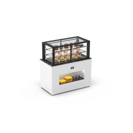 Module Buffet R&eacute;frig&eacute;r&eacute; Ventil&eacute;e avec Vitrine Desserts BUF120-50A - SAYL