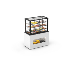Module Buffet Neutre avec Vitrine Int&eacute;gr&eacute;e - BUF120-80NA - SAYL