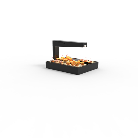 Module Buffet Chaleur S&egrave;che Portable Pliable Verre BUS-PI2-C - SAYL