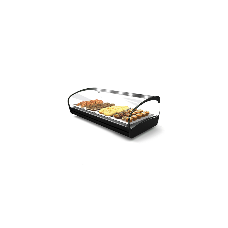 Vitrine chauffante noire SHK4L pour couvercles - SAYL