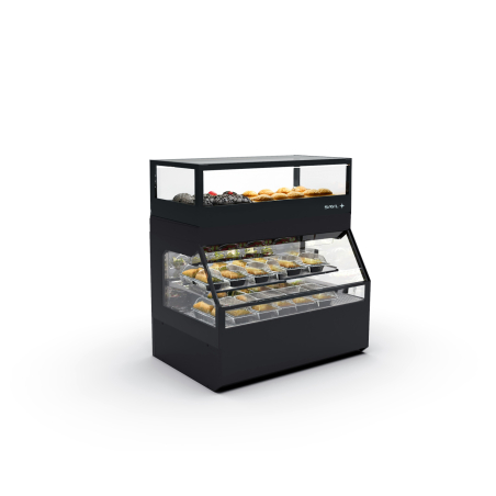 Vitrine chauffante &agrave; s&eacute;chage professionnelle noire - SKU COC2N - SAYL