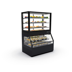 Vitrine Chauffante S&egrave;che Noire R&eacute;glable - COC8N - SAYL