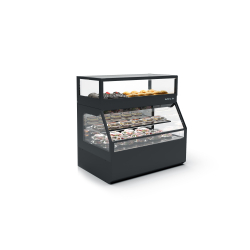 Vitrine R&eacute;frig&eacute;r&eacute;e Combin&eacute;e Chaleur S&egrave;che Noire COF2N - SAYL