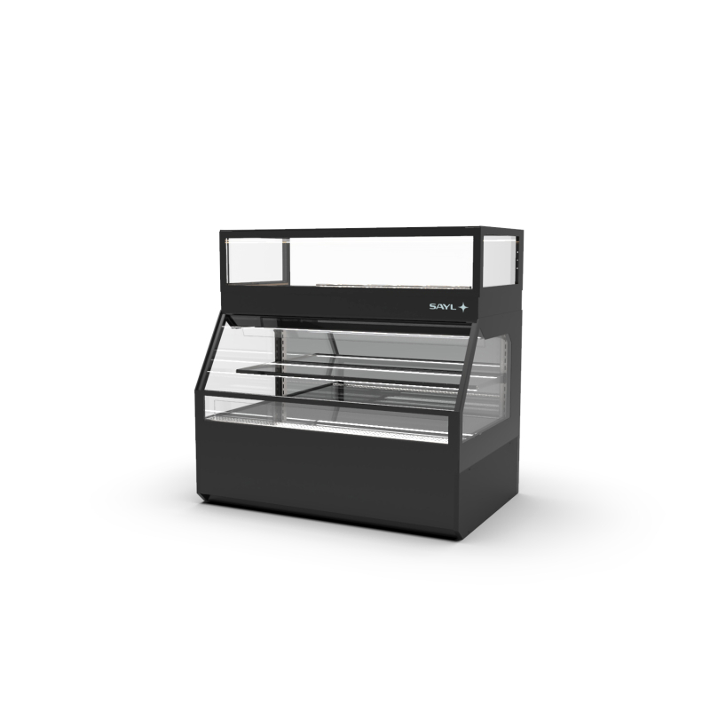 Vitrine Neutre R&eacute;glable Noire CON2N - SAYL