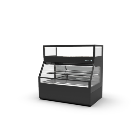Vitrine Neutre R&eacute;glable Noire CON2N - SAYL