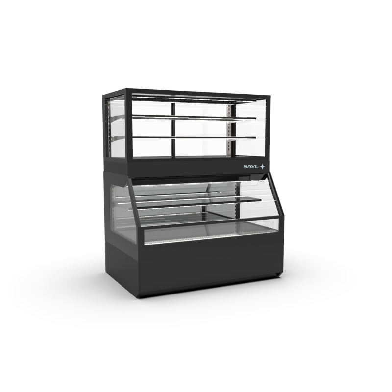 Vitrine R&eacute;frig&eacute;r&eacute;e Combin&eacute;e + Neutre Professionnelle CON5F - SAYL