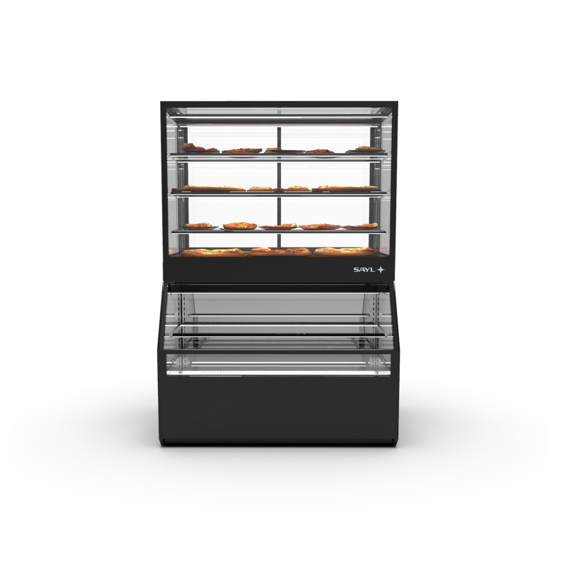 Vitrine neutre r&eacute;frig&eacute;r&eacute;e &agrave; syst&egrave;me de s&eacute;chage CON8C - SAYL