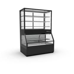 Vitrine R&eacute;frig&eacute;r&eacute;e Noire 4 &Eacute;tag&egrave;res CON8F - SAYL