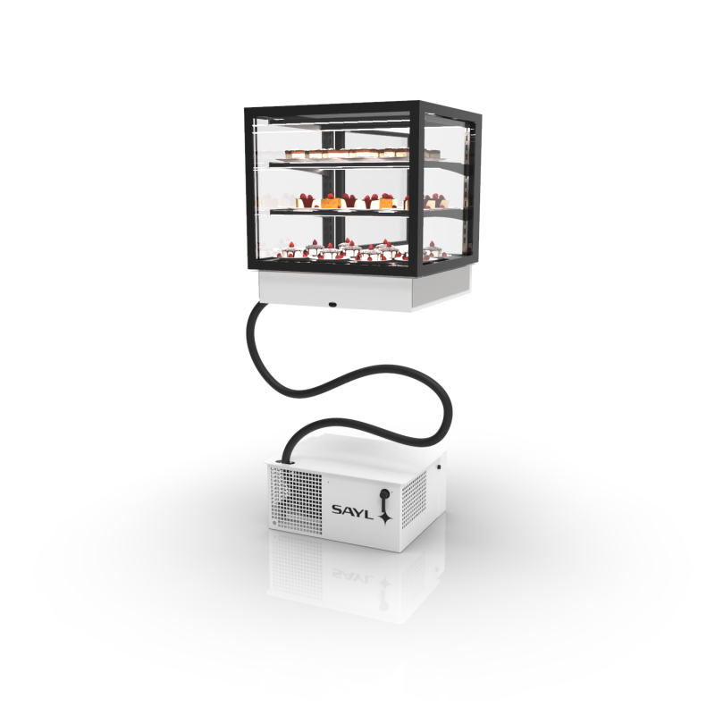 Vitrine R&eacute;frig&eacute;r&eacute;e Encastrable Blanche DP60-50R - SAYL