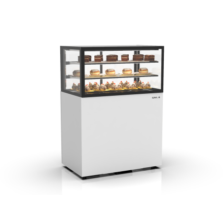 Vitrine verticale r&eacute;frig&eacute;r&eacute;e blanche 600x1000x1400mm - IN100/50-140 - SAYL