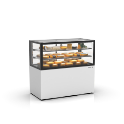 Vitrine R&eacute;frig&eacute;r&eacute;e Verticale Professionnelle avec Contr&ocirc;le d'Humidit&eacute;, Portes Coulissantes, 2 &Eacute;tag&egrave;res R&eacute;glables, IN120/50-110H 