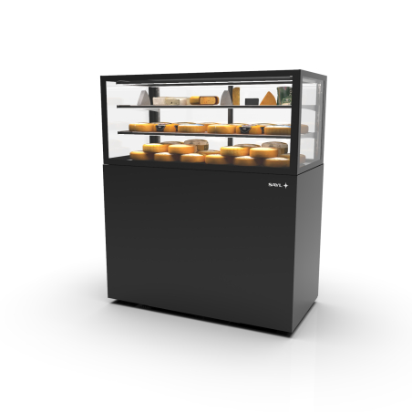Vitrine R&eacute;frig&eacute;r&eacute;e Verticale Contr&ocirc;le Humidit&eacute; Noire IN120/50-140H -B- - SAYL