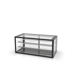 Vitrine neutre r&eacute;frig&eacute;r&eacute;e IN12 &eacute;tag&egrave;res r&eacute;glables blanche IN120-50N - SAYL