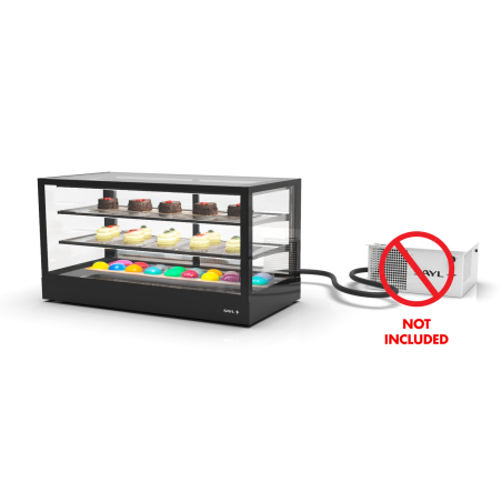 Vitrine R&eacute;frig&eacute;r&eacute;e Noire IN120-60RZ -B- - SAYL