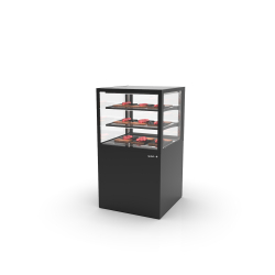 Vitrine R&eacute;frig&eacute;r&eacute;e Verticale avec Contr&ocirc;le d'Humidit&eacute; Noir IN60/50-110H -B- - SAYL