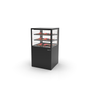 Vitrine R&eacute;frig&eacute;r&eacute;e Verticale avec Contr&ocirc;le d'Humidit&eacute; Noir IN60/50-110H -B- - SAYL