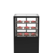 Vitrine R&eacute;frig&eacute;r&eacute;e Verticale avec Contr&ocirc;le d'Humidit&eacute; Noir IN60/50-110H -B- - SAYL