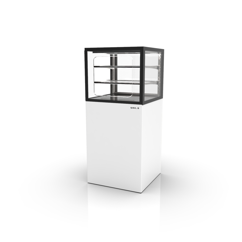 Vitrine verticale neutre IN60/50-140NG Blanche - SAYL