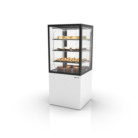 Vitrine r&eacute;frig&eacute;r&eacute;e verticale blanche - 3 &eacute;tag&egrave;res - IN60/80-140G - SAYL
