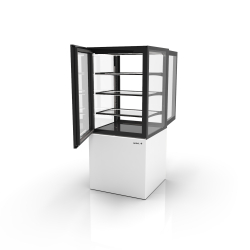 Vitrine R&eacute;frig&eacute;r&eacute;e Verticale Neutre 600x600x1400mm, 3 &Eacute;tag&egrave;res R&eacute;glables, IN60/80-140NA - SAYL